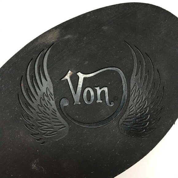 Von Dutch Kickstart Booties Black Block Heel 8 - Picture 9 of 9